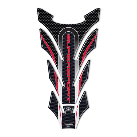 Paraserbatoio Gel 3D Protezione Serbatoio Compatibile con Moto Ducati Supersport