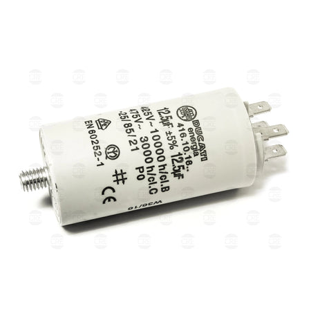 Condensatore Ducati 12.5uF, Ø35x70mm per Lavatrice
