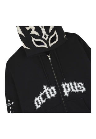 OCTOPUS Felpa Uomo Octopus lucha libre mask da uomo