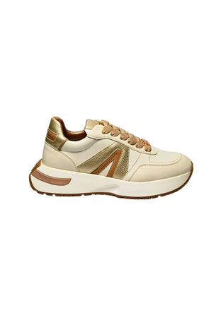 ALEXANDER SMITH Scarpe Donna Alexander Smith Hyde Woman-Ivory Gold da donna