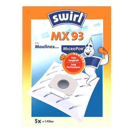 Sacchetti Microfibra x5 Compatibili per Aspirapolvere Moulinex, Privileg, Satrap