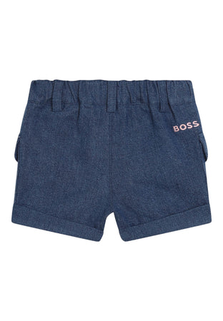 Hugo Boss Completo Bambina Set pantaloncini e canotta da bambino