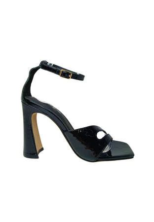 CRIS VERGRE' Scarpe Donna Cris Vergre Sandalo nero con tacco scultura. Chiusura con cinturino. da donna