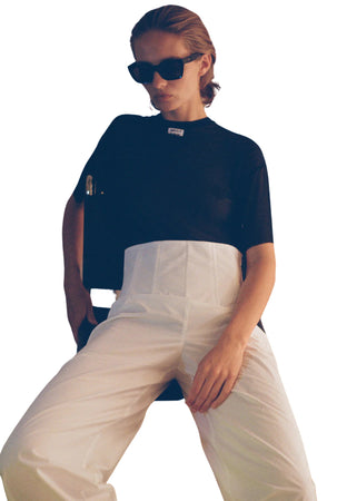ERIKA CAVALLINI Pantaloni Donna vita con stecche da donna