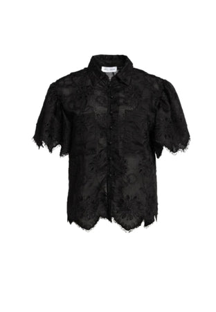 WEILI ZHENG Camicia Donna Weili Zheng corta ricamata da donna