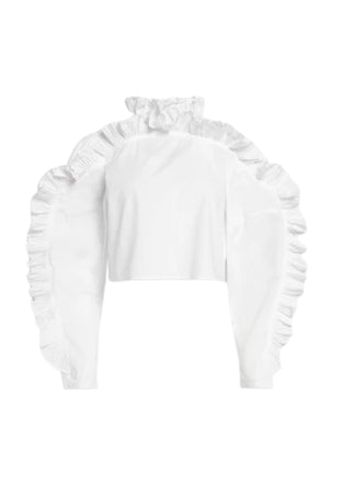 WEILI ZHENG CROP TOP Donna Weili Zheng RUCHES da donna