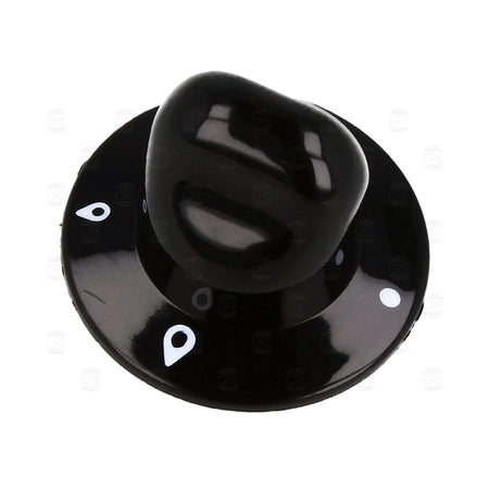 Manopola Fuochi Nera per Piano Cottura Ariston PF631, PF640, PL640, PL951