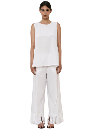 MEIMEIJ Pantalone Donna con frange da donna