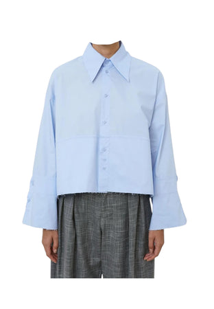 MEIMEIJ Camicia crop Donna sfrangiata da donna