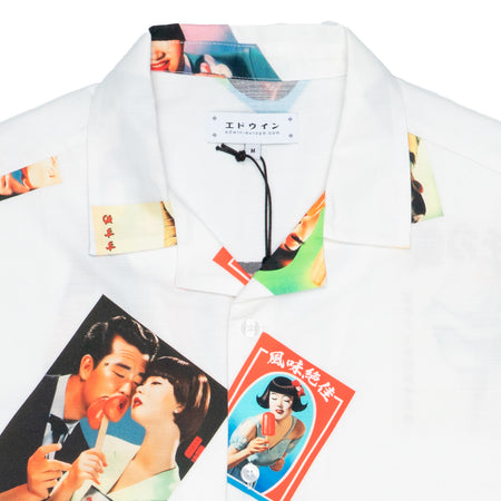 EDWIN Camicia MM Uomo Edwin AISUKURIMU SHIRT SS da uomo