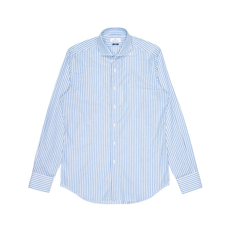 GRIGIO Camicia Uomo Grigio Camicia Riga Azzurra/Blu da uomo