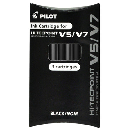 Set 3 Refill Roller Hi-Tecpoint V5-V7 Ricaricabile Nero Begreen Pilot