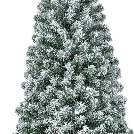 Albero di natale "Pop up innevato" in PVC di Altissima qualità, decorazione natalizia