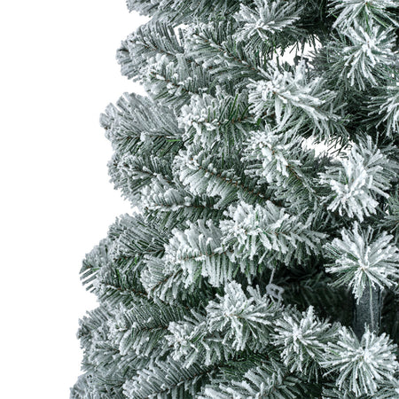 Albero di natale "Pop up innevato" in PVC di Altissima qualità, decorazione natalizia