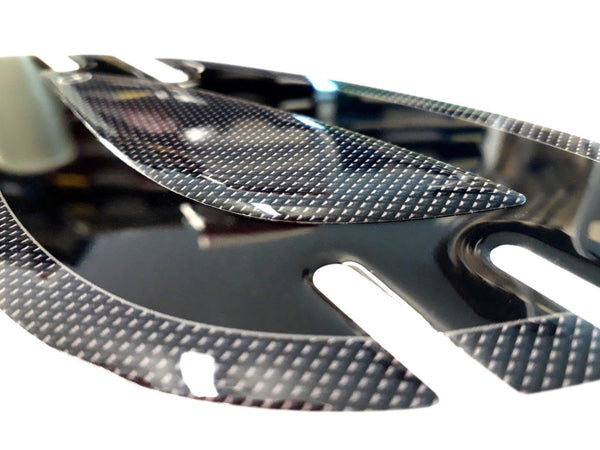 2 ADESIVI GEL 3D PROTEZIONI LATERALI SERBATOIO per MOTO retrò VINTAGE cafe racer