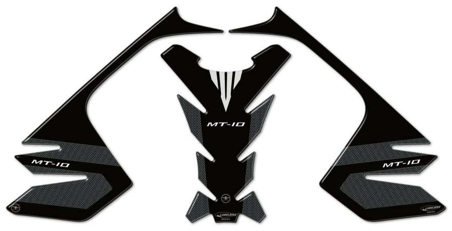 KIT ADESIVI in RESINA GEL 3D PROTEZIONI compatibili x serbatoi moto YAMAHA MT-10