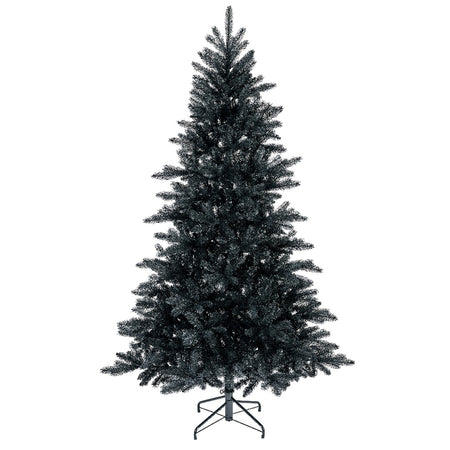 Albero di Natale nero "Berlin" in PE Effetto Real Touch + PVC h 210 cm