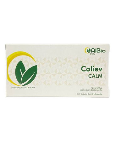 Coliev Calm 45 capsule Curcuma, Camomilla, Boswellia, irritazione intestinale, favorisce la regolarità intestinale