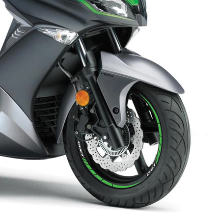 Kit Strisce Adesive Compatibili Per Cerchi 14-13 Scooter J 300 Kawasaki J300