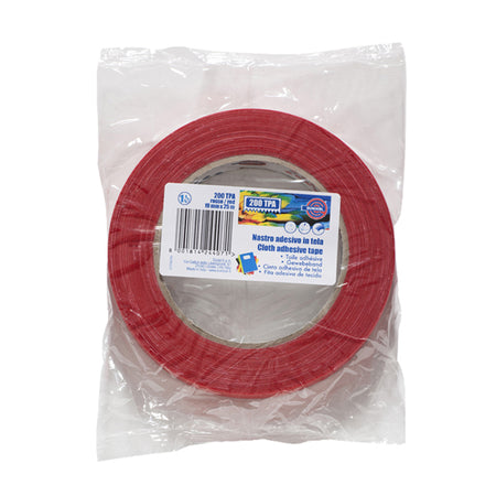 Nastro Adesivo Telato Tpa 200 19Mmx25Mt Rosso