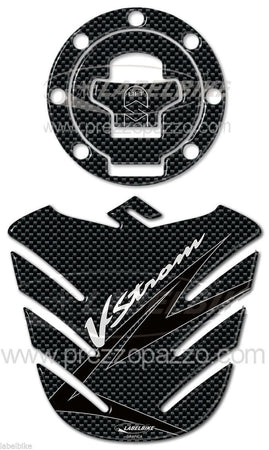 KIT ADESIVI 3D PROTEZIONE SERBATOIO COMPATIBILI per MOTO SUZUKI Vstrom 2002-2011