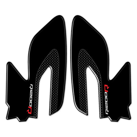 2 PROTEZIONI LATERALI SERBATOIO Stickers 3D compatibile per MOTO BMW R1200R 2015-19