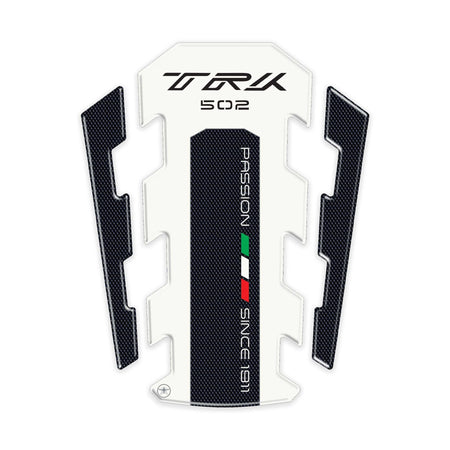 PARASERBATOIO RESINATO 3D PROTEZIONE compatibile per moto BENELLI TRK 502 Bianco