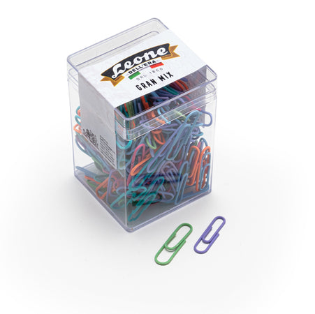 Gran Mix Fermagli Colorati Pcv 125Gr Assortiti Leone
