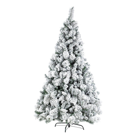 Albero di natale innevato "Cermis" in PP Effetto Aghi di Pino