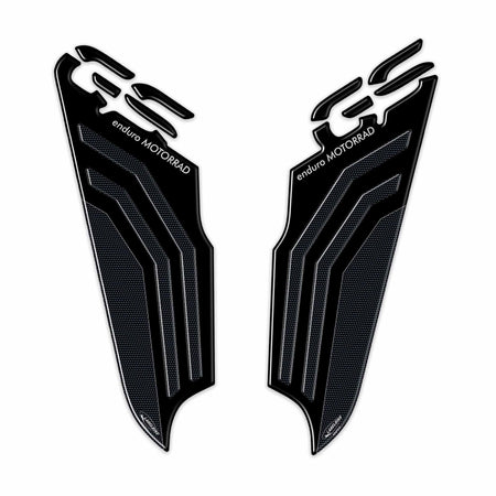 2 ADESIVI gel 3D PROTEZIONI LATERALI compatibili PER MOTO BMW F850 GS 2018-2022