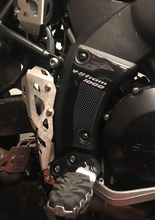 2 Adesivi PROTEZIONI BATTITACCO in gel 3D compatibili per SUZUKI V-STROM 1000