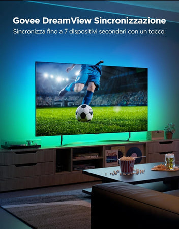 Govee LED TV Retroilluminazione 3 Lite con Correzione Fish-Eye Funzione 40-50 TV