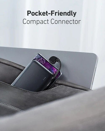 AUKEY PB-N73C 10.000 mAh 18 W con cavo USB-C integrato Caricabatterie portatile