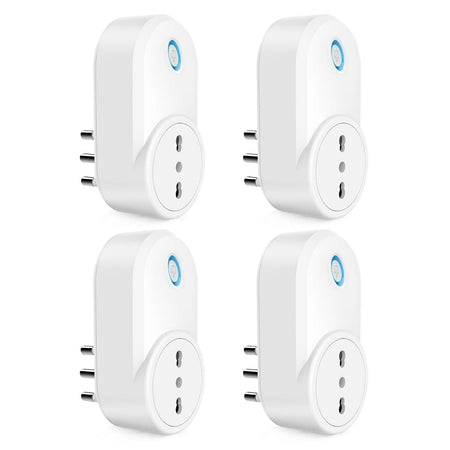 Maxcio Presa Intelligente WiFi, 4 pz Presa Compatibile con Alexa e Google Home
