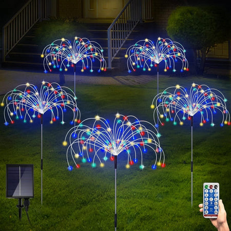 5 Luci solari per Esterni luci solari a LE, fuochi d'artificio, per Esterni