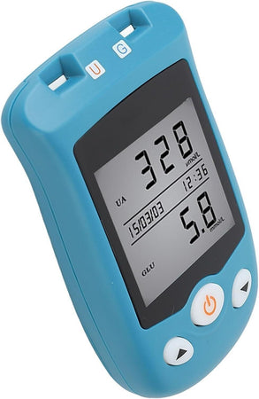 Sinocare Glucometro, 700 Memorizzazione Dati 2 Porte Test Schermo LCD Portatile