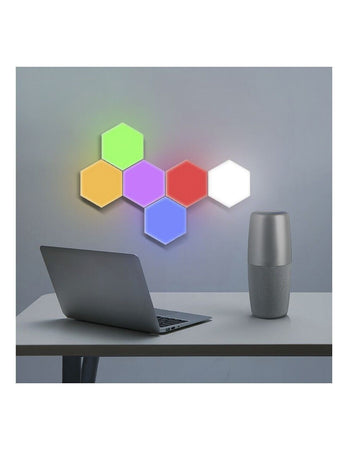 Esagonali Muro LED Luci 6PCS Esagonale Gaming RGB Pannelli, Sincronizzazione