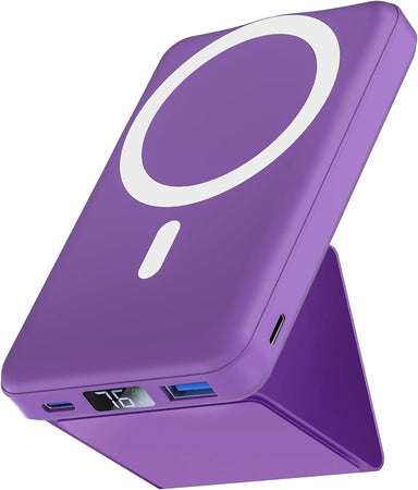 Power Bank compatibile Mag-Safe Power Bank 10000mah Pieghevole PD22.5W Ricarica