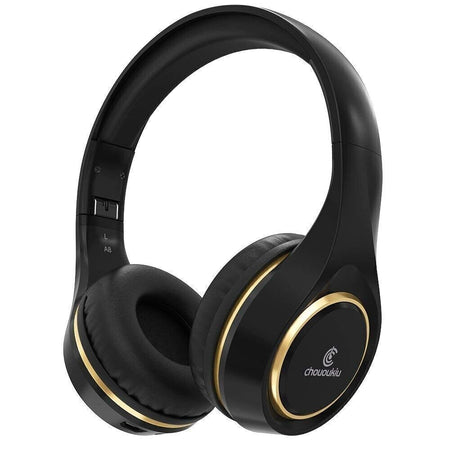 Chououkiu Cuffie Bluetooth, Cuffie wireless Cuffie pieghevoli a LED Auricolari