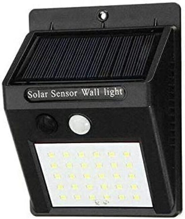 DRIWEI Faretto lampada solare 25 LED sensore movimento pannello solare faro