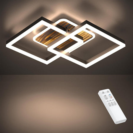 Anten plafoniera led soffitto Vintage plafoniera salotto Dimmerabile 40W 3600LM