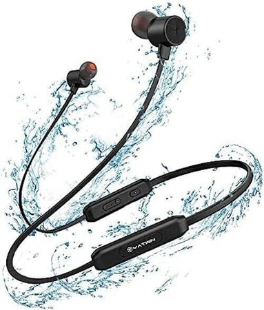 Cuffie Bluetooth YATWIN, V5.0, Cuffie Bluetooth wireless con microfono magnetico