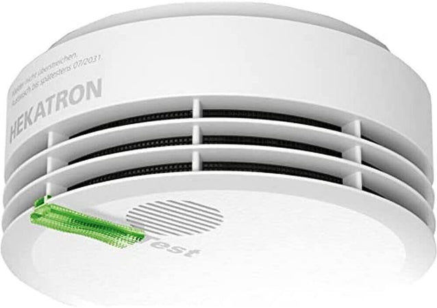 Hekatron Genius Plus Edition - Rilevatore di Fumo con Batterie Integrate