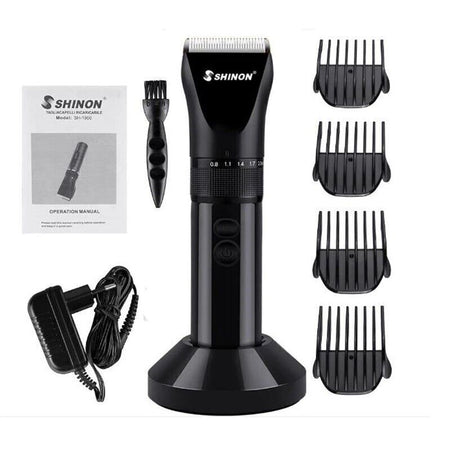 Tagliacapelli Uomo Professionale ricaricabile, Shinon Motore Potente, Lunghezza
