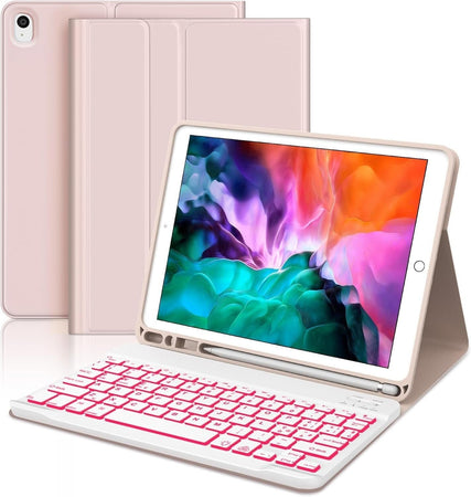 Tastiera per iPad 9 Generazione Custodia con Tastiera per iPad 9 10.2"