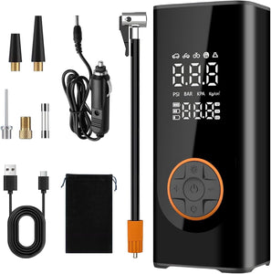 Compressore d'aria portatile per auto pompa per pneumatici 6000 mAh 150 PSI