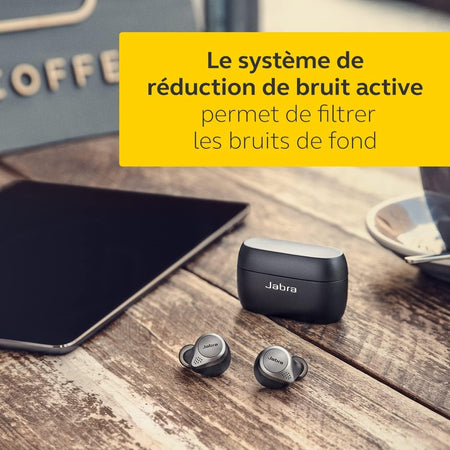 Jabra Elite 75t Auricolari Cuffie Bluetooth con cancellazione attiva del rumore