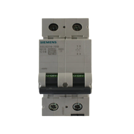 Interruttore magnetotermico 2P CURVA C 16A Siemens