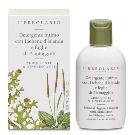 Detergente Intimo con Lichene d'Islanda e foglie di Piantaggine 150ml