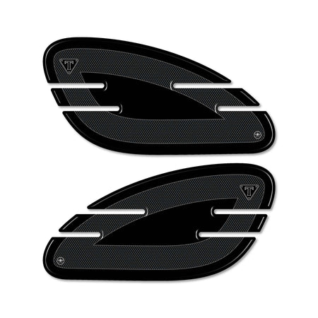 2 Adesivi 3D PROTEZIONE Laterale Serbatoio compatibili MOTO triumph BONNEVILLE